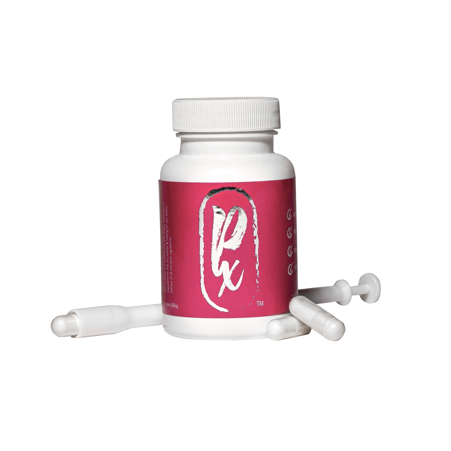 PXSSY PILLS -Boric Acid + Acidophilus Vaginal Suppositories - Vegetable Capsules- Bacteria Vaginosis Treatment